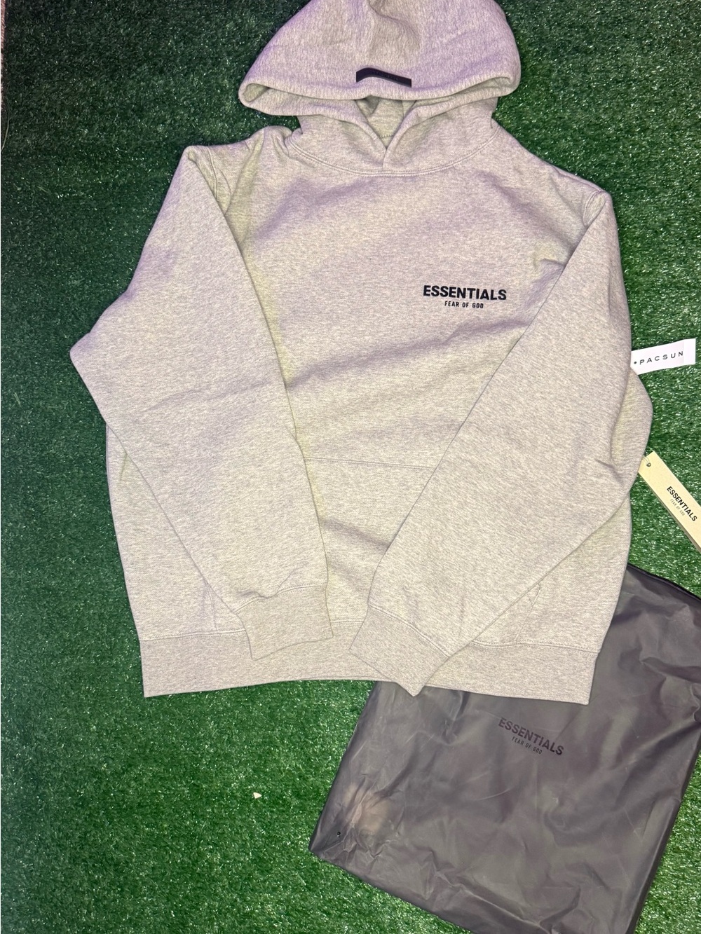 Fear of God Essentials Hoodie Dark Oatmeal L